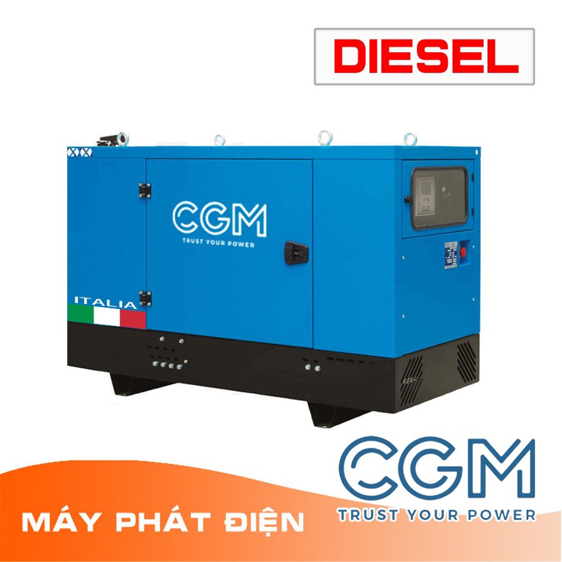 MÁY PHÁT ĐIỆN DIESEL CGM – ITALY – SERIES P 100-200KVA 50HZ