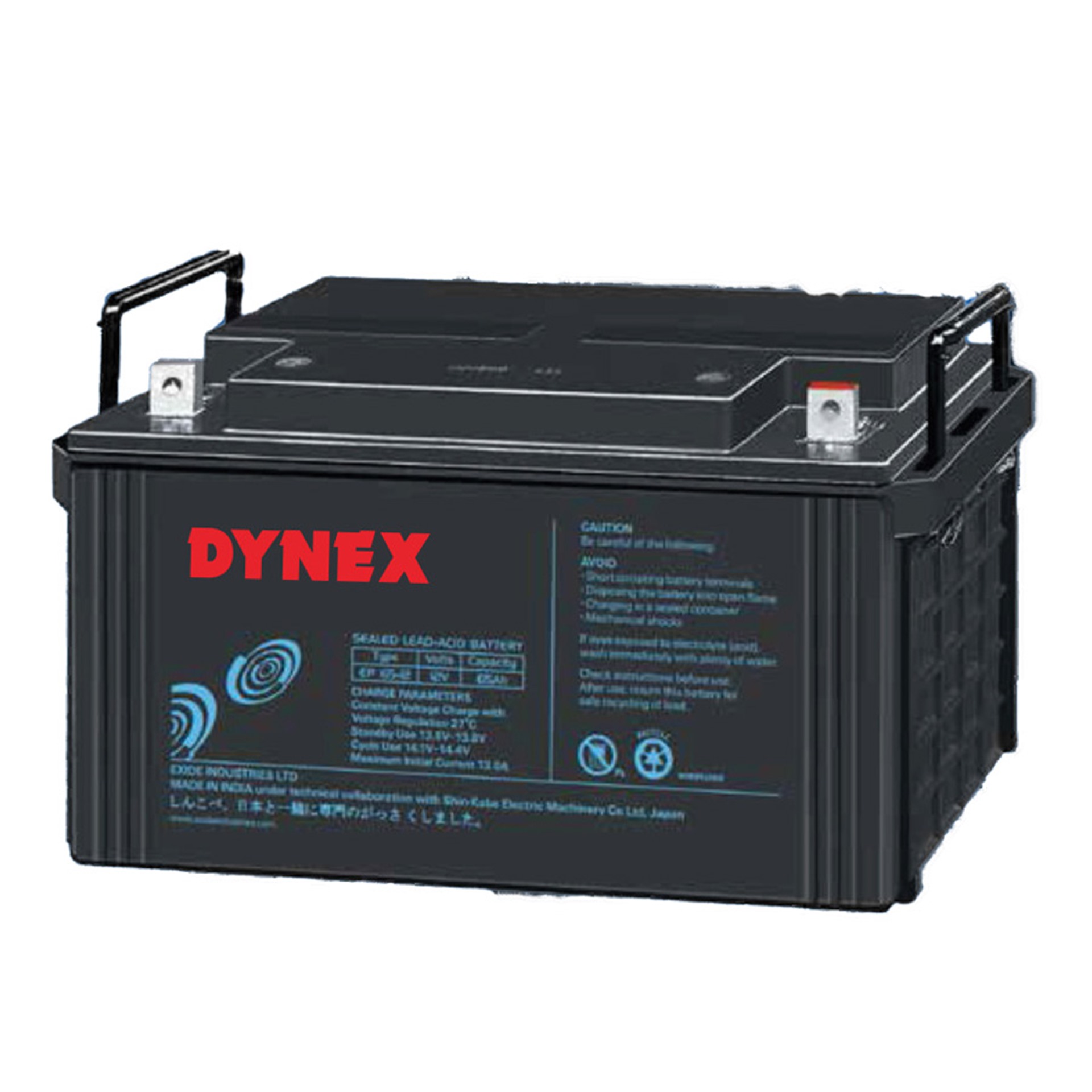 ẮC QUY CHÌ ACID HÃNG DYNEX – EXIDE – INDIA – DÒNG EP 12V/7,5Ah – 200Ah
