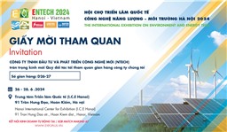 Tham Gia Hội Chợ Triển Lãm Quốc Tế Công Nghệ Năng Lượng Môi Trường Hà Nội 2024 Cùng NTECH Group